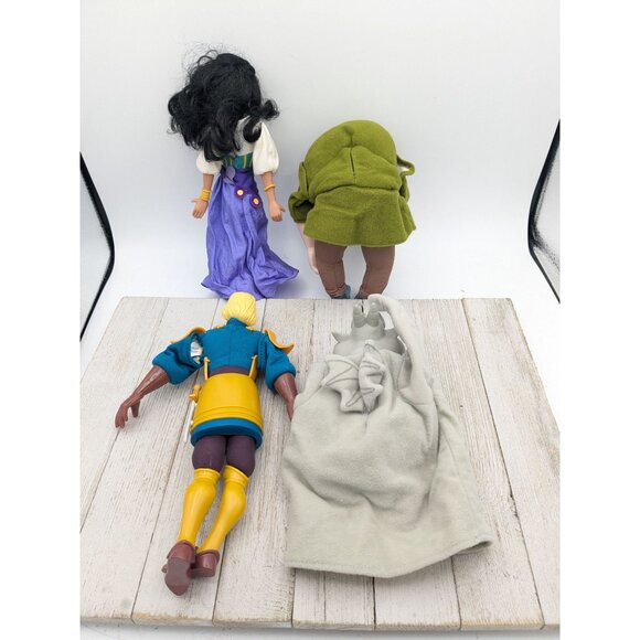 Disney Hunchback Of Notre Dame Puppet Dolls 4  Figures Vintage Burger King Meal - Picture 4 of 8